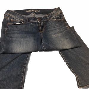 American eagle dark wash boot cut jeans